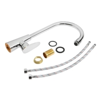 Смеситель для кухни ZEIN ZC2034, высокий корпус, картридж керамика 35 мм, хром Смеситель для кухни ZEIN ZC2034, высокий корпус, картридж керамика 35 мм, хром