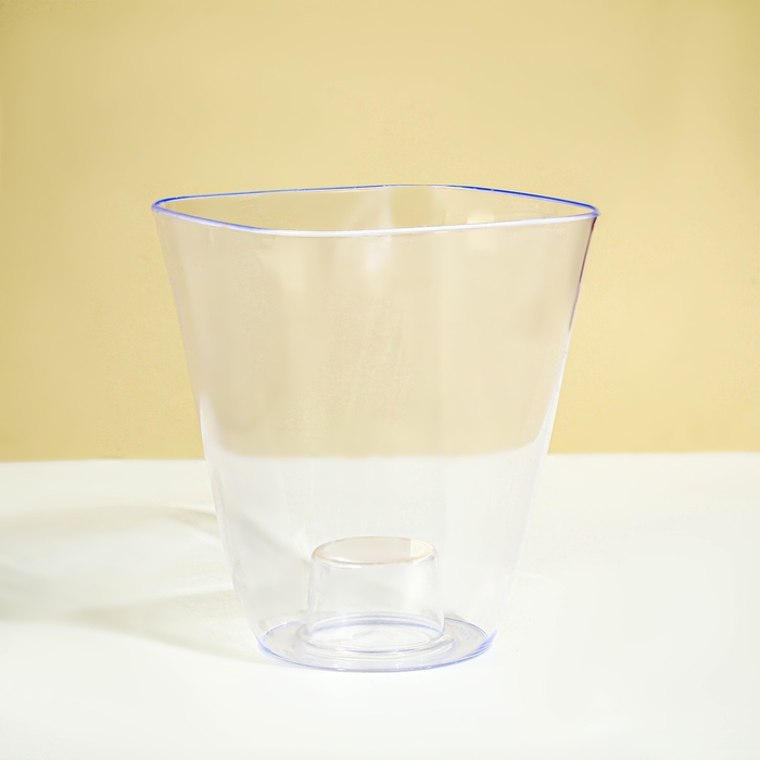 Горшок для орхидей, 2,5 л, 16,4 &times; 18,5 см, пластик, прозрачный