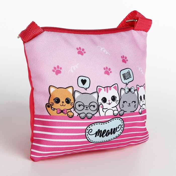 Набор подарочный для девочки Набор подарочный для девочки "Котята", сумка, блокнот
