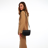 Cумка женская TEXTURA, мессенджер, маленький размер, цвет чёрный Cумка женская TEXTURA, мессенджер, маленький размер, цвет чёрный