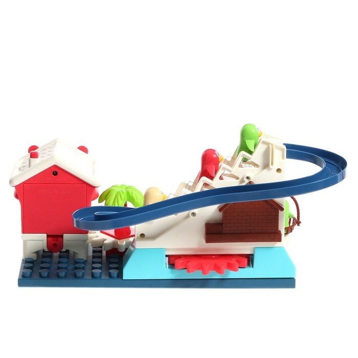 Конструктор развивающий с шестерёнками &laquo;Весёлые пингвинята&raquo;, 33 детали