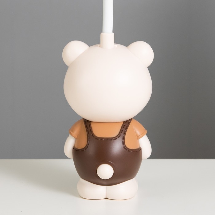 Ночник Ночник "Мишка" LED 2Вт бежево-шоколадный 7,5х7х12 см