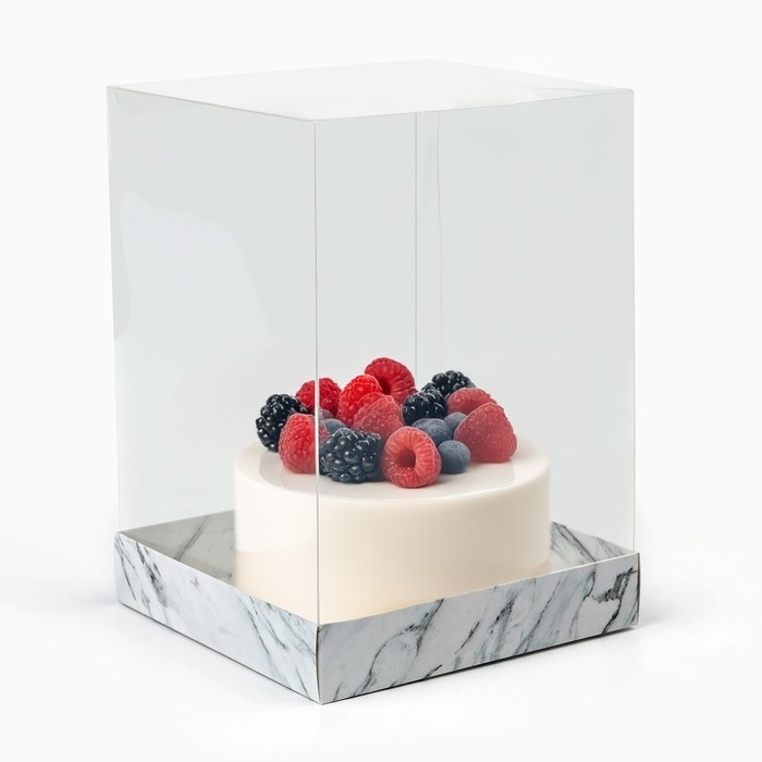 Коробка для кондитерских изделий «Мрамор», 15 х 15 х 20 см Коробка для кондитерских изделий «Мрамор», 15 х 15 х 20 см