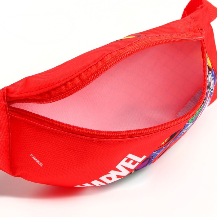 Сумка поясная детская, 25х6х13 см, Мстители Сумка поясная детская, 25х6х13 см, Мстители