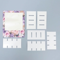 Коробка для конфет, кондитерская упаковка, 16 ячеек, &laquo;Самой нежной&raquo; 17.7 х 17.7 х 3.8 см