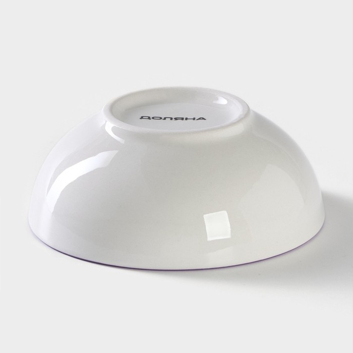 Миска Доляна &laquo;Лаванда&raquo;, 220 мл, d=11 см, цвет белый