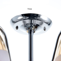 Люстра "Мирна" 5хЕ27 40т хром 55х55х36 см   9408340