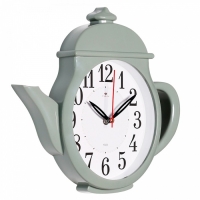 Часы настенные, для кухни "Чайник", бесшумные, 29 х 34 см, оливковые Часы настенные, для кухни "Чайник", бесшумные, 29 х 34 см, оливковые