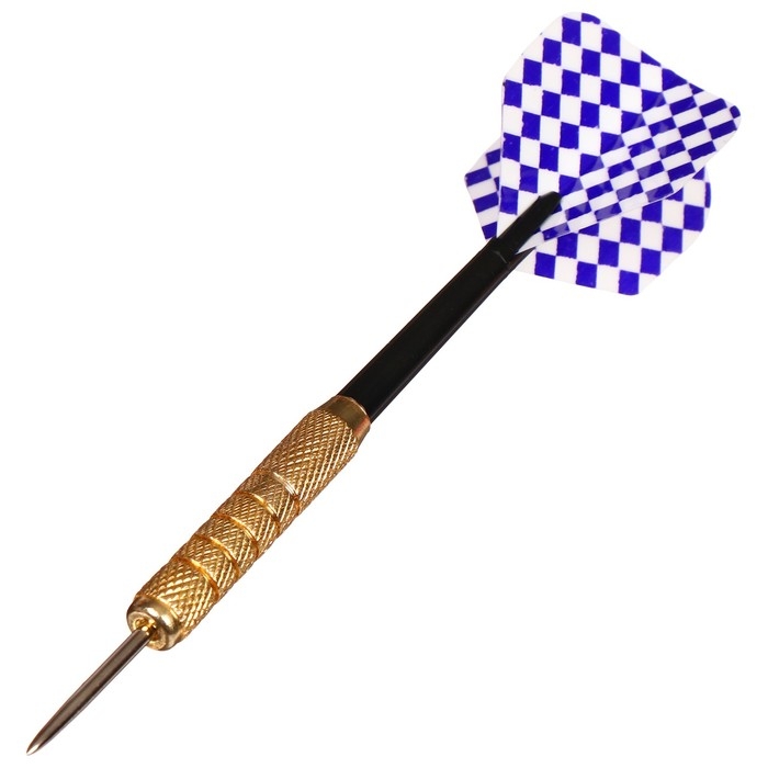 Дротики для дартса ONLYTOP, 3 шт., металлический наконечник, вес 18 г, цвета МИКС Дротики для дартса ONLYTOP, 3 шт., металлический наконечник, вес 18 г, цвета МИКС