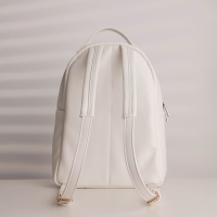 Рюкзак на молнии, TEXTURA, наружный карман, цвет белый Рюкзак на молнии, TEXTURA, наружный карман, цвет белый