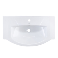 Комплект мебели для ванной: Тумба "Люси 75" + раковина "Элеганс 75", 75 х 86,5 х 45 см