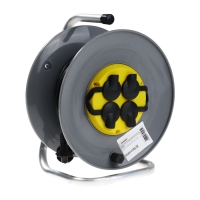 Удлинитель на катушке Luazon Lighting ECO, 4 розетки, 25 м, 10 А, ПВС 3х0.75 мм2, с з/к,IP44 Удлинитель на катушке Luazon Lighting ECO, 4 розетки, 25 м, 10 А, ПВС 3х0.75 мм2, с з/к,IP44