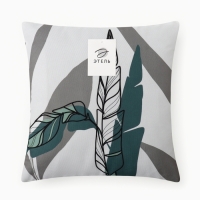 Чехол на подушку Этель "Лист" 45*45 см, 100% полиэстер Чехол на подушку Этель "Лист" 45*45 см, 100% полиэстер