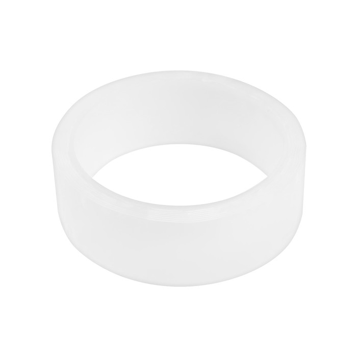 Лента клейкая ТУНДРА, прозрачная, двухсторонняя, 30 мм х 2 м