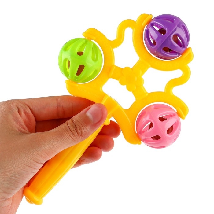 Погремушка &laquo;Первая игрушка&raquo;, цвет МИКС, Крошка Я