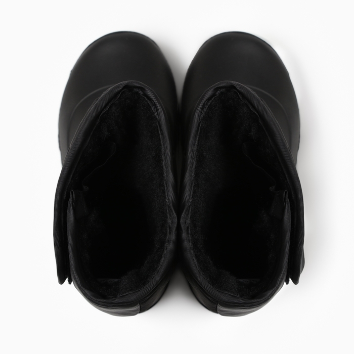 Сапоги детские из ЭВА с комбинированным верхом (чёрный, 31)