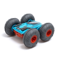 Машина-перевёртыш радиоуправляемая &laquo;Монстр&raquo;, работает от аккумулятора, цвет синий