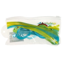 Очки для плавания детские ONLYTOP &laquo;Динозаврик&raquo;, беруши, цвет голубой