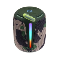 Портативная колонка Booms350, 7 Вт, 1200 мАч, подсветка, micro SD, хаки Портативная колонка Booms350, 7 Вт, 1200 мАч, подсветка, micro SD, хаки