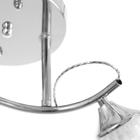 Люстра "Нора" 2х60Вт Е27 Хром 50х22х26см Люстра "Нора" 2х60Вт Е27 Хром 50х22х26см