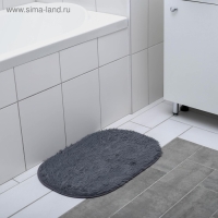 Коврик для дома Доляна &laquo;Пушистик&raquo;, 40&times;56 см, серый