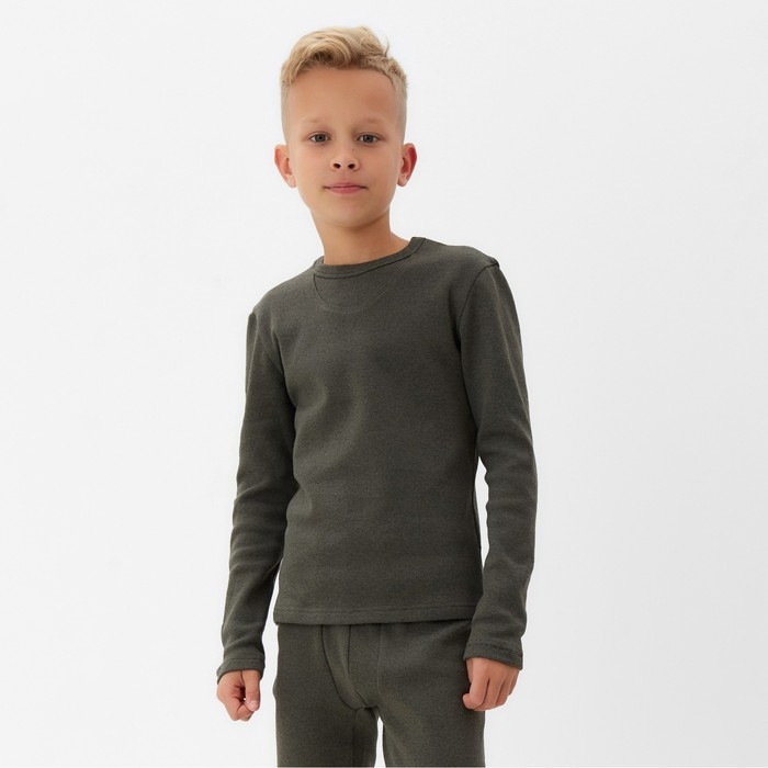 Термобелье для мальчика (лонгслив, легинсы) цвет хаки, рост 134 Термобелье для мальчика (лонгслив, легинсы) цвет хаки, рост 134