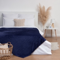 Плед Этель, 175х200 см, цвет синий Плед Этель, 175х200 см, цвет синий