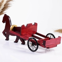 Мини-Бар/Подставка для бутылки Колесница, для 2-х бутылок 38 х 15,5 х 11 см Мини-Бар/Подставка для бутылки Колесница, для 2-х бутылок 38 х 15,5 х 11 см