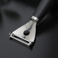 Овощечистка Доляна Blаde, 18 см, ручка sоft tоuch, цвет чёрный