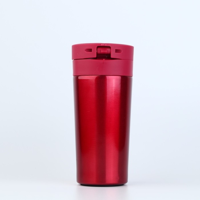 Термостакан с кнопкой Термостакан с кнопкой "Благополучия", 350 мл