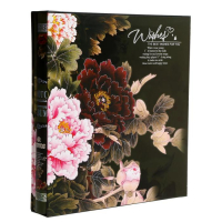 Фотоальбом на 480 фото 10х15 + 10 фото 15х21 в коробке "Цветы"  35х31х6 см