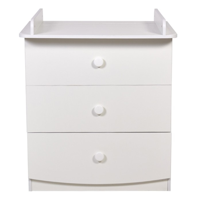 Комод пеленальный детский Фея 1380, 79х54х92 см., 3 ящика, цвет белый