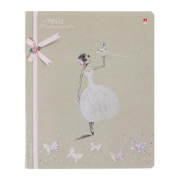 Тетрадь 48 листов в клетку Тетрадь 48 листов в клетку "Романтическое настроение", обложка мелованный картон, выборочный лак, фольга, конгрев, МИКС