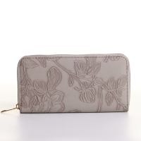 Кошелёк женский на молнии, цвет серый Кошелёк женский на молнии, цвет серый