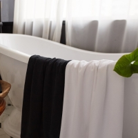 Полотенце махровое LoveLife "Square" 70х130 см, цвет чёрный, 100% хлопок, 380 гр/м2 Полотенце махровое LoveLife "Square" 70х130 см, цвет чёрный, 100% хлопок, 380 гр/м2