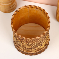 Туес для специй «Ягоды», специи, 8х8х9 см, береста Туес для специй «Ягоды», специи, 8х8х9 см, береста