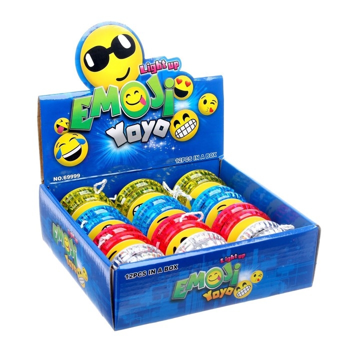 Йо-Йо «Смайлики», цвета МИКС Йо-Йо «Смайлики», цвета МИКС