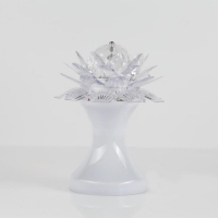 Световой прибор «Цветок» 12.5 см, свечение RGB, 220 В, белый Световой прибор «Цветок» 12.5 см, свечение RGB, 220 В, белый