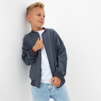 Джемпер для мальчика MINAKU, цвет графит, рост 128 см Джемпер для мальчика MINAKU, цвет графит, рост 128 см