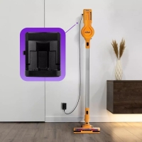 Пылесос Kitfort КТ-5251, вертикальный, 120 Вт, 0.8 л, оранжевый