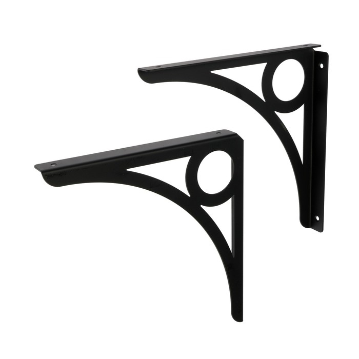 Кронштейн DECOR, 245х245, 2 шт, цвет черный