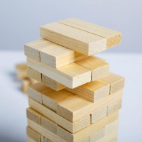 Падающая башня дженга, настольная игра, "Березка", 54 бруска, 18.5 х 6.5 см Падающая башня дженга, настольная игра, "Березка", 54 бруска, 18.5 х 6.5 см