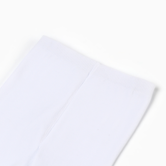 Колготки детские, цвет белый, рост 122-128 см