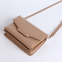 Сумка женская на молнии, цвет бежевый Сумка женская на молнии, цвет бежевый