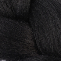 ZUMBA Канекалон однотонный, гофрированный, 60 см, 100 гр, цвет чёрный(#AY2) ZUMBA Канекалон однотонный, гофрированный, 60 см, 100 гр, цвет чёрный(#AY2)