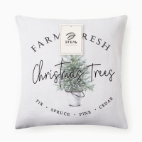 Наволочка декоративная "Этель" Christmas trees 40х40&plusmn;4 см, 100% хлопок