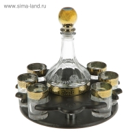 Мини-бар 7 предметов Столичный, гравировка 500/50 мл Мини-бар 7 предметов Столичный, гравировка 500/50 мл