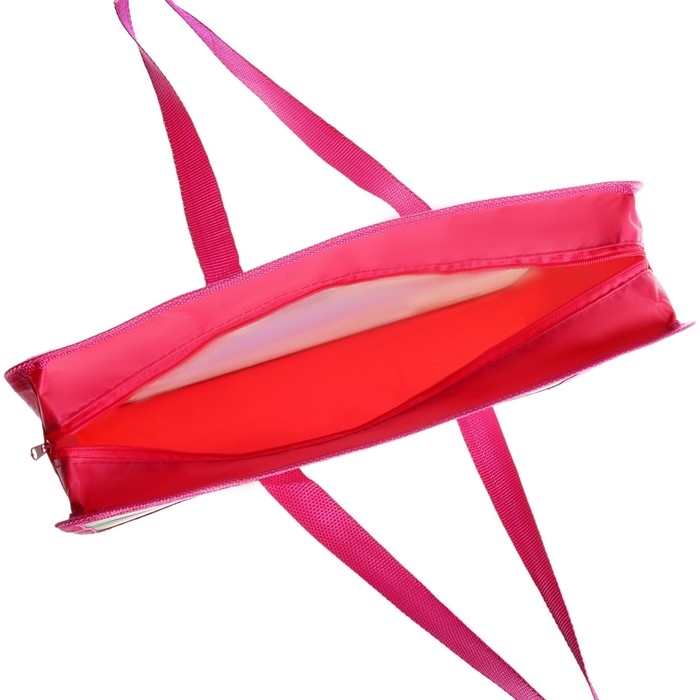 Папка с ручками пластиковая А4, 37 х 22 х 5 см Папка с ручками пластиковая А4, 37 х 22 х 5 см "Принцесса"