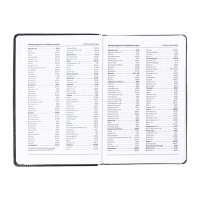 Ежедневник недатированный,формат А5, 140 листов, в клетку, обложка кожзам, с хлястиком, с калькулятором, чёрный