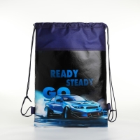 Мешок для обуви &laquo;Тачка&raquo; черный 30 х 40 см